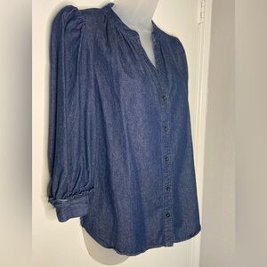 Draper James Denim Shirt Size S